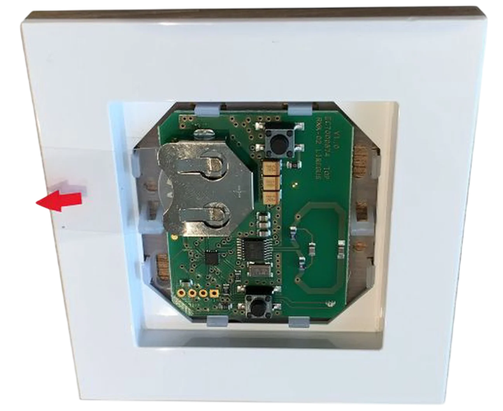 Wyłącznik ścienny Liregus Epsilon DJ-01S Switch Biały (4770025960417) - obraz 2