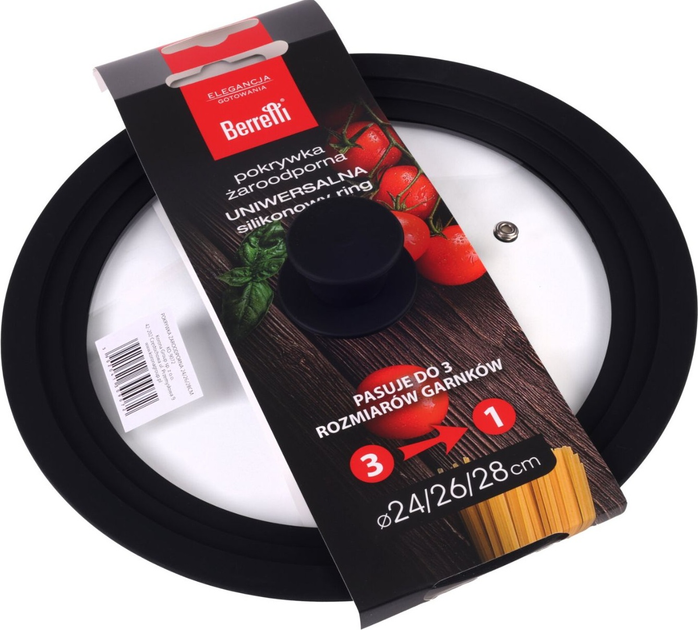 Кришка універсальна Berretti 24 - 28 см (5902041309072) - зображення 3
