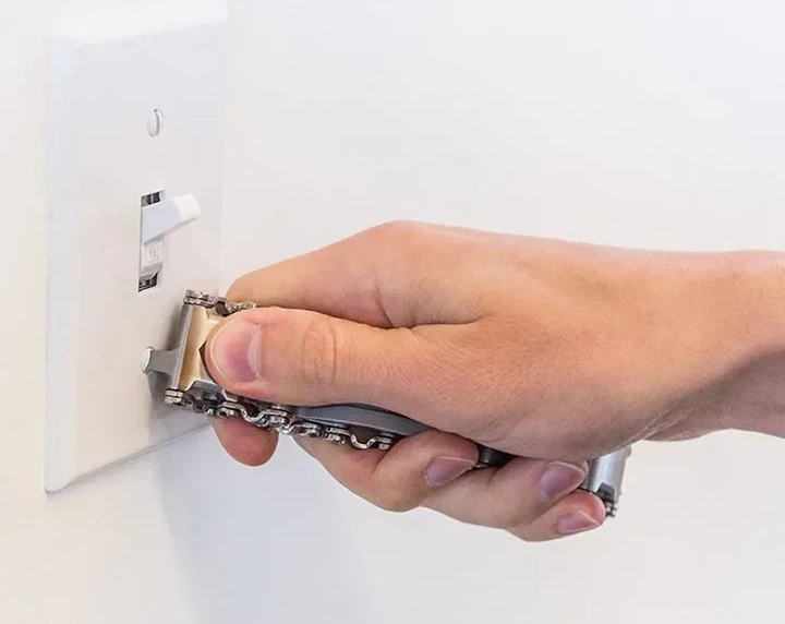 Мужской браслет мультитул 29 в 1 Tool Bracelet, металлический стильный браслет 30 мм, серебристый - Фото 5 Мужской браслет мультитул 29 в 1 Tool Bracelet, металлический стильный браслет 30 мм, серебристый - изображение 5