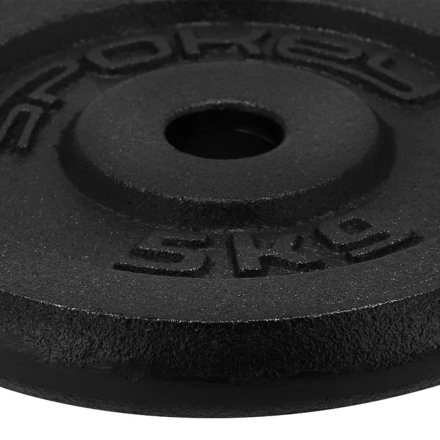 Вагова пластина Spokey 944481 Sinis чавунна 5 кг (5905339444844) - зображення 3