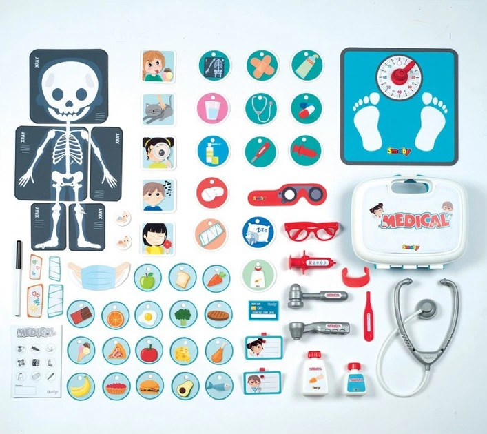 Zestaw zabawkowy Smoby Praktyka medyczna 65 elementów (3032163402084) - obraz 3