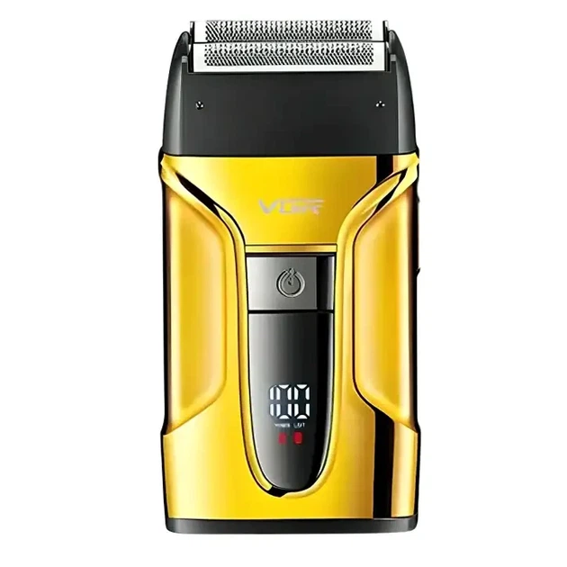 Триммер VGR V-694 Gold 3в1 с 11 насадками аккумуляторный влагозащищенный корпус нержавеющая сталь цвет золотой - изображение 4