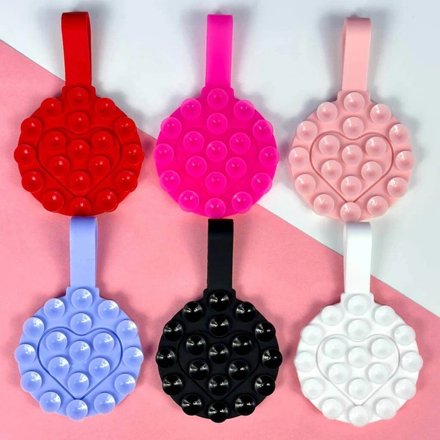 Держатель-присоска Double Side Silicone with a Strap, Белый - 585009 - изображение 7
