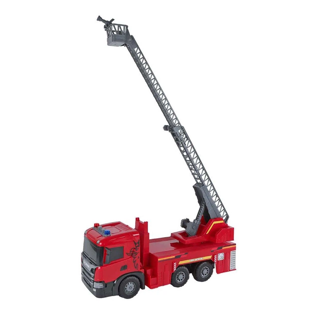 Пожежна машина  Two Play Scania Truck Fire Engine Friction зі звуковими та світловими ефектами Червона (510423) (8713219548844) - зображення 3
