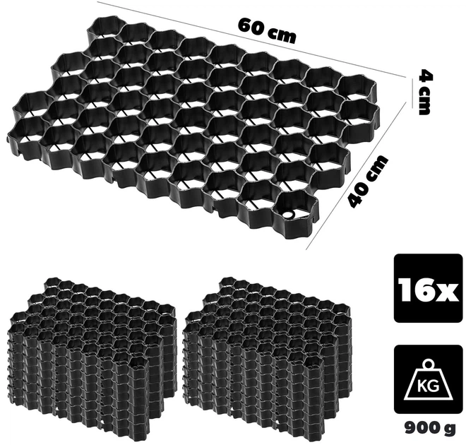 Набір решіток для газону Kadax Lund K3930 - зображення 2