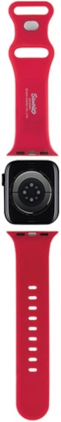 Pasek Hello Kitty Silicone Kitty Head do Apple Watch Series 1/2/3/4/5/6/7/8/SE/SE2 38-41 mm Red (3666339190309) - obraz 4