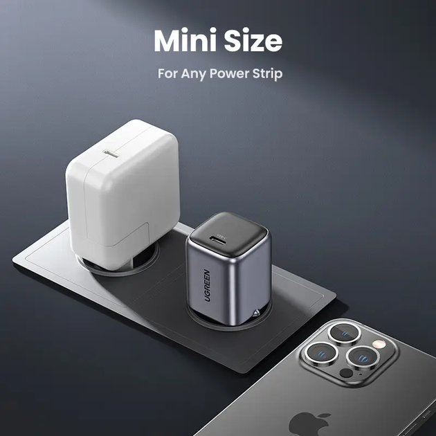 Мережевий зарядний пристрій UGREEN CD318 Nexode mini 20W Charger EU (UGR-90664) - зображення 5
