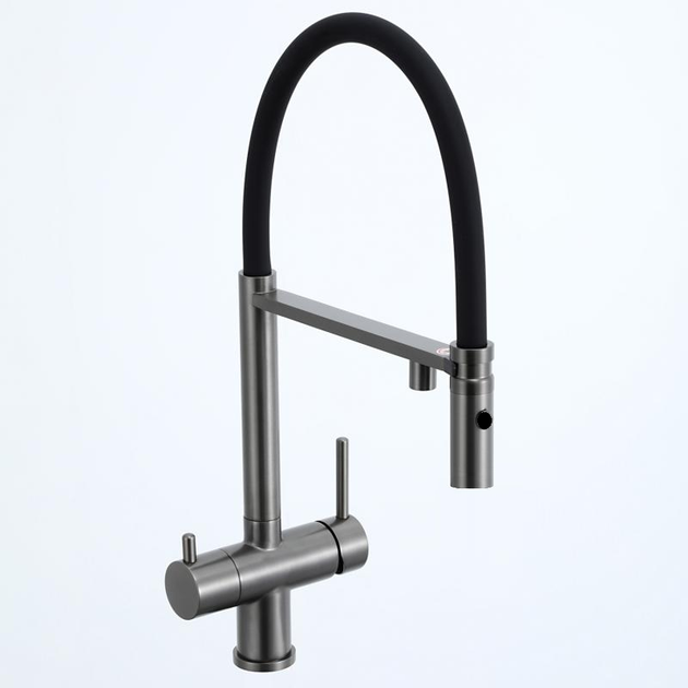 Кухонний змішувач Fabiano FKM 3130 Black Steel 8231.403.1930 - изображение 3