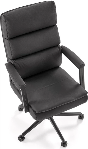 Fotel biurowy Halmar ADRIANO 2 Czarny (5905248134867) - obraz 4