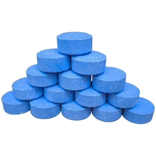 CHLOROX BLUE TABS - Многофункциональные синие таблетки для бассейна 20 г (5 кг / 250 шт) - изображение 3