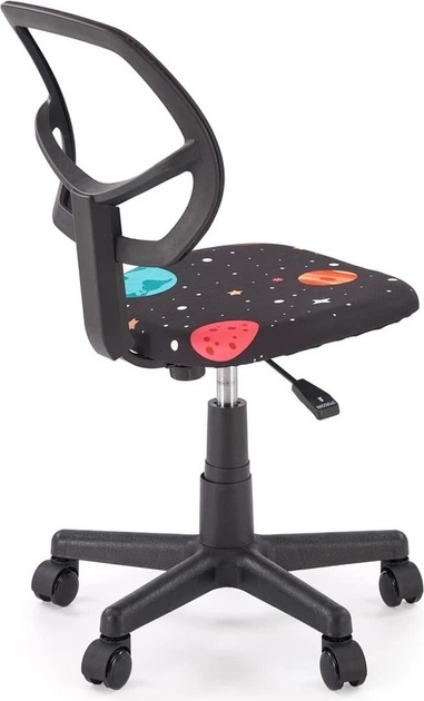 Дитяче крісло для письмового столу Halmar BINGO Чорне (5905248134836) - зображення 5