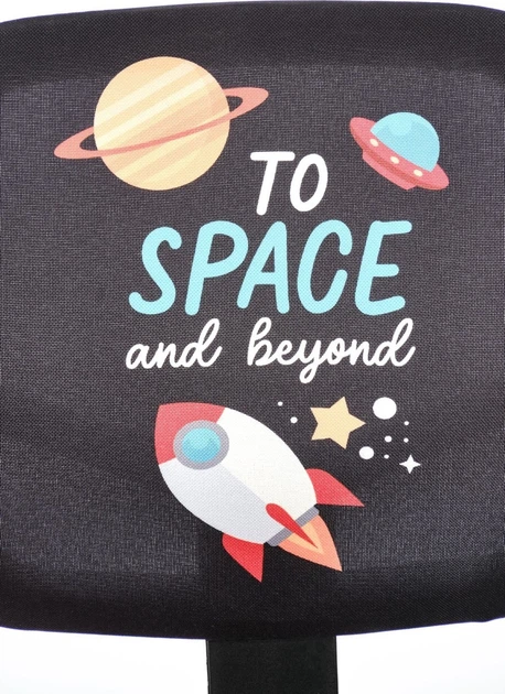 Дитяче крісло для письмового столу Halmar BINGO Чорне (5905248134836) - зображення 8