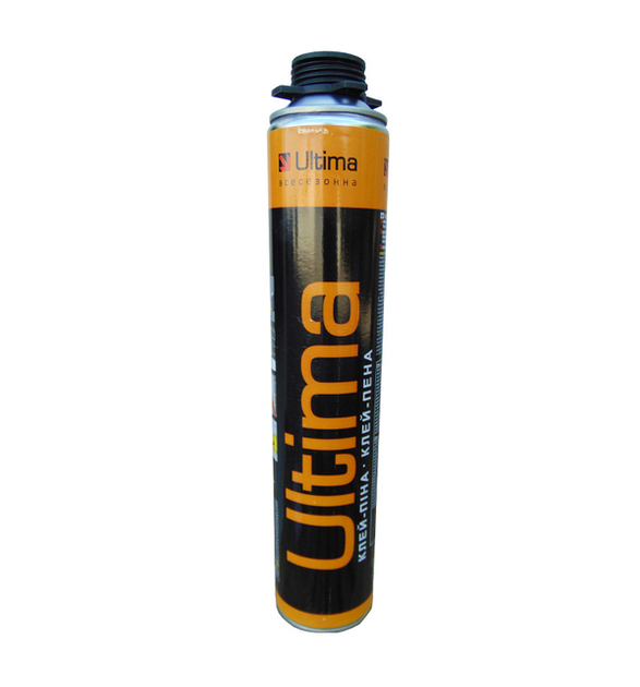 Клей-пена под пистолет для пенопласта 750ml, ULTIMA (A4127) ПТ-9634 - Фото 1 Клей-пена под пистолет для пенопласта 750ml, ULTIMA (A4127) ПТ-9634 - изображение 1