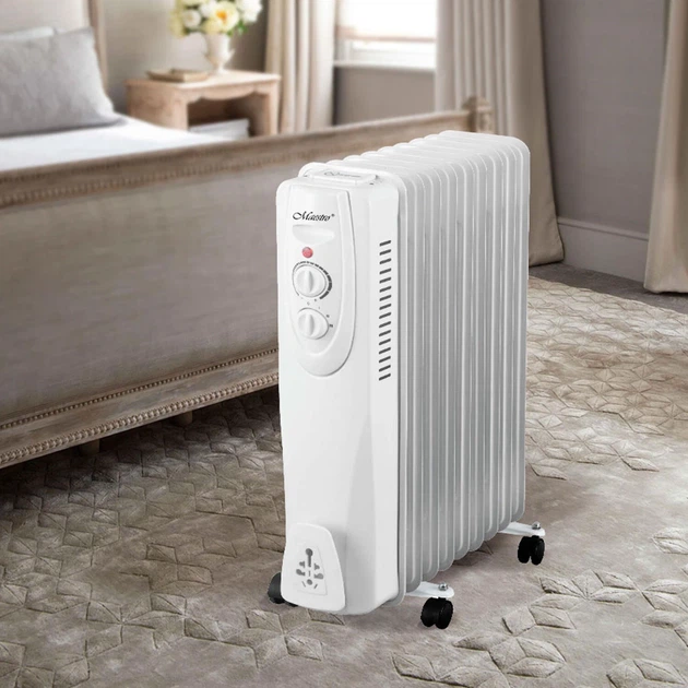 Масляный радиаторный обогреватель Maestro 11 секцій, 30 м2 - изображение 2