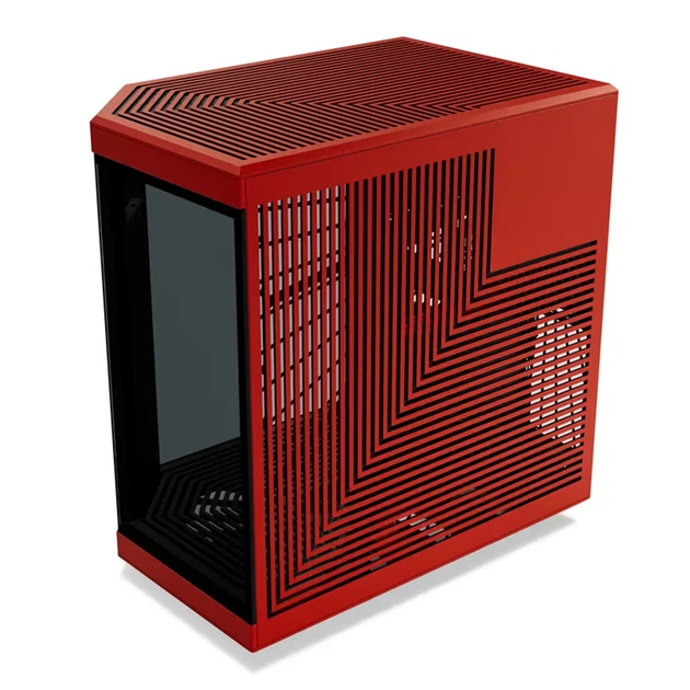 Корпус Hyte Y70 Touch Infinite Black-Red Mid-Tower E-ATX with PCIE 4.0 cable (CS-HYTE-Y70TTI-RB) - изображение 4