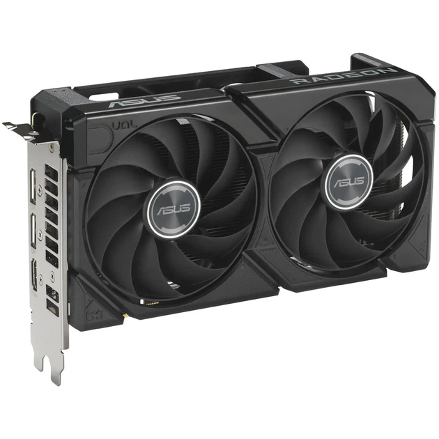 Відеокарта ASUS AMD Radeon RX 9060XT DUAL 16GB GDDR6 (DUAL-RX9060XT-16G) - Фото 2 Відеокарта ASUS AMD Radeon RX 9060XT DUAL 16GB GDDR6 (DUAL-RX9060XT-16G) - зображення 2
