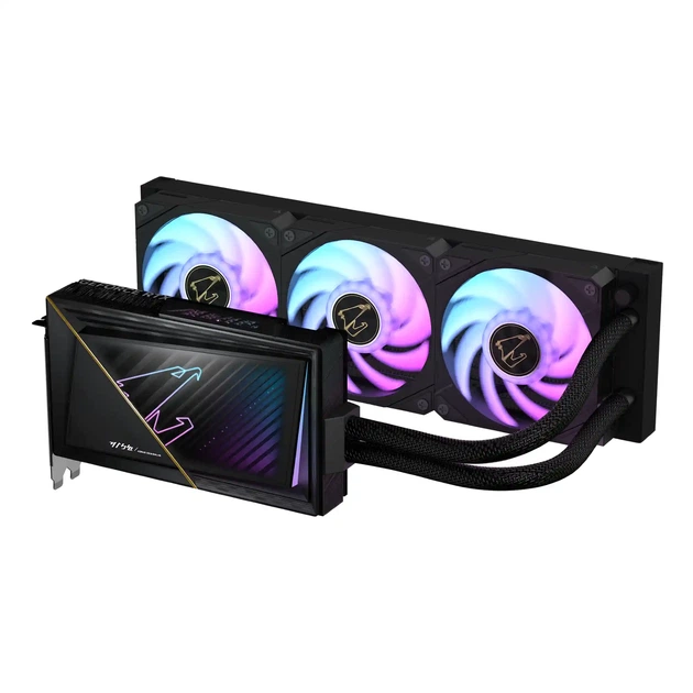 Видеокарта Gigabyte GeForce RTX 5080 AORUS XTREME WATERFORCE 16G (GV-N5080AORUSX W-16GD) - изображение 2