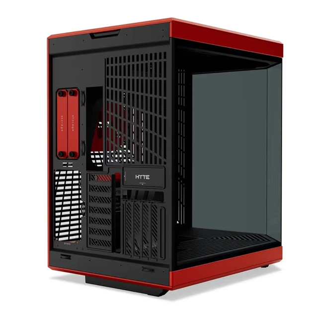 Корпус Hyte Y70 Black-Red Mid-Tower E-ATX with PCIE 4.0 cable (CS-HYTE-Y70-BR) - Фото 5 Корпус Hyte Y70 Black-Red Mid-Tower E-ATX with PCIE 4.0 cable (CS-HYTE-Y70-BR) - изображение 5