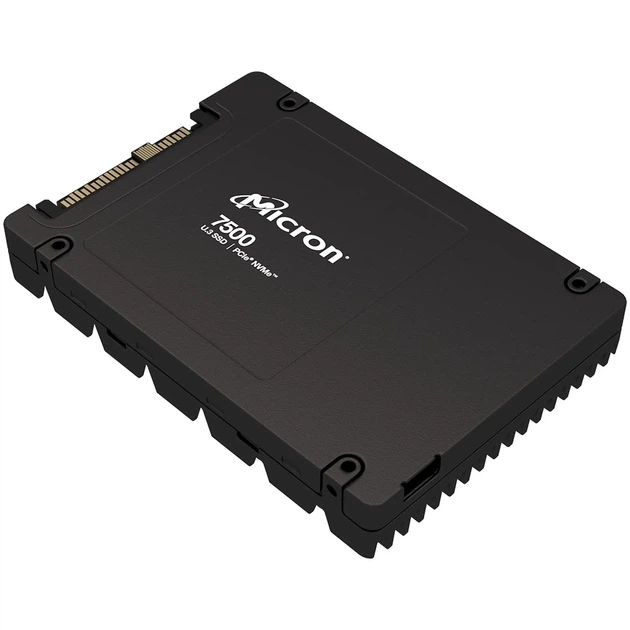 SSD диск Micron 7500 PRO 3.84TB U.3 2.5" (MTFDKCC3T8TGP-1BK1DABYYR) - Фото 2 SSD диск Micron 7500 PRO 3.84TB U.3 2.5" (MTFDKCC3T8TGP-1BK1DABYYR) - изображение 2