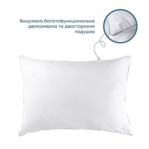 Подушка 50×70 антиалергенна Innovation Royal Soft ТЕП для сну, двокамерна, регульована жорсткість, мікрофібра Peach Effect - Фото 1 Подушка 50×70 антиалергенна Innovation Royal Soft ТЕП для сну, двокамерна, регульована жорсткість, мікрофібра Peach Effect - зображення 1