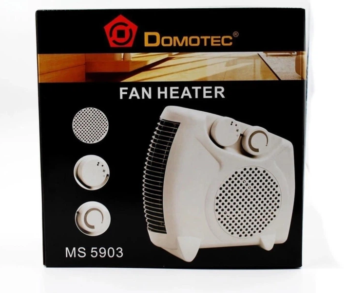 Тепловентилятор Domotec із терморегулятором 2000 W MS00590388 - зображення 2
