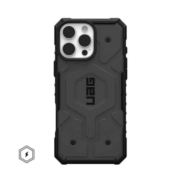 Чохол UAG NEW SystemFINDER TPU протиударний MagSafe для iPhone 15 Pro Max сірий - зображення 2