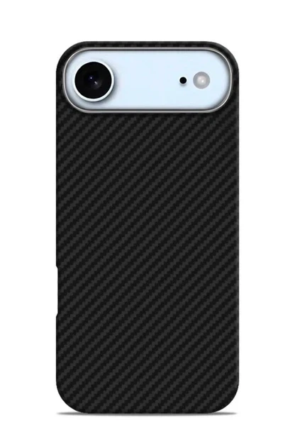 Чехол KEVLAR MagSafe противоударный для iPhone 17 Air черный - изображение 3