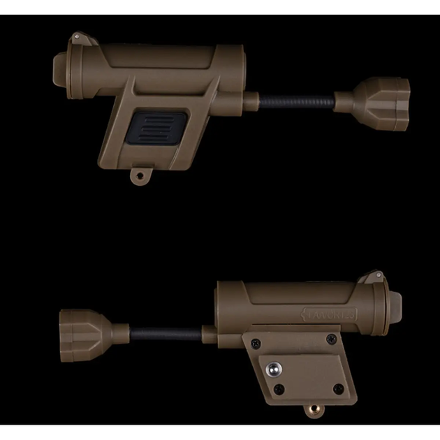 Ліхтар тактичний MPLS Charge 4.0 big size з кріпленням на шолом Койот (Kali) - зображення 4