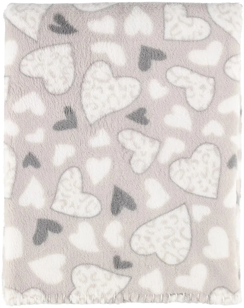 Koc dziecięcy 4Living z polaru z zabawką w kształcie królika 75 x 100 cm (6410416241975) - obraz 2