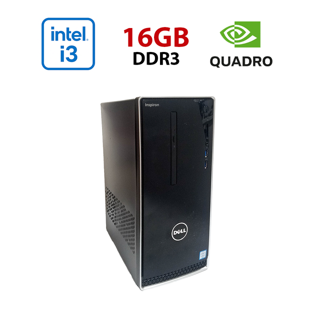 ПК Dell Inspirion 3650 / Intel Core i3-6100 (2 (4) ядра по 3.7 GHz) / 16 GB DDR3 / 512 GB SSD / nVidia Quadro P400, 2 GB GDDR5, 64-bit / Wi-Fi+Bluetooth / DVD / Win 10 Home Lic б/у - Фото 1 ПК Dell Inspirion 3650 / Intel Core i3-6100 (2 (4) ядра по 3.7 GHz) / 16 GB DDR3 / 512 GB SSD / nVidia Quadro P400, 2 GB GDDR5, 64-bit / Wi-Fi+Bluetooth / DVD / Win 10 Home Lic б/у - изображение 1