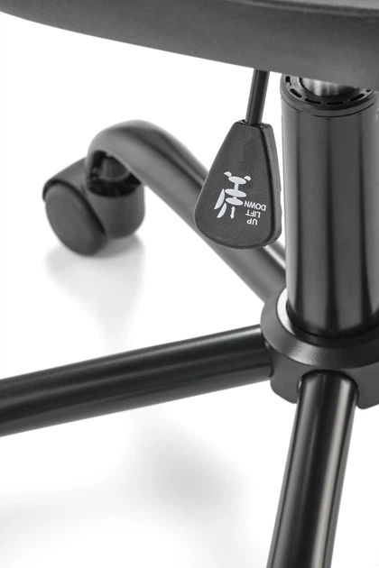 Fotel dziecięcy do biurka Halmar FROST Czarny (5905248135819) - obraz 9