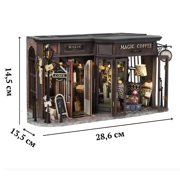 Румбокс Magic Coffee із світлом, клеєм і пилозахистом - зображення 5