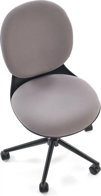 Fotel dziecięcy do biurka Halmar ORION Czarno-popielaty (5905248135796) - obraz 2