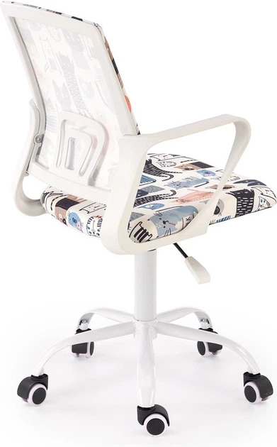 Fotel dziecięcy do biurka Halmar ORIS Wielokolorowy (5905248134805) - obraz 5