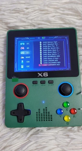 Портативная игровая консоль X6 32ГБ IPS 3.5 дюйма - Фото 6 Портативная игровая консоль X6 32ГБ IPS 3.5 дюйма - изображение 6