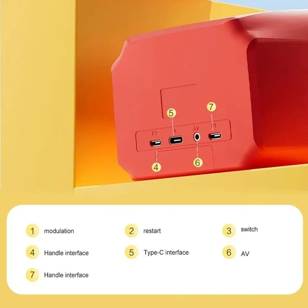 Консоль игровая с экраном и 2 джойстиками 740 игр H7 Mini TV - Фото 3 Консоль игровая с экраном и 2 джойстиками 740 игр H7 Mini TV - изображение 3