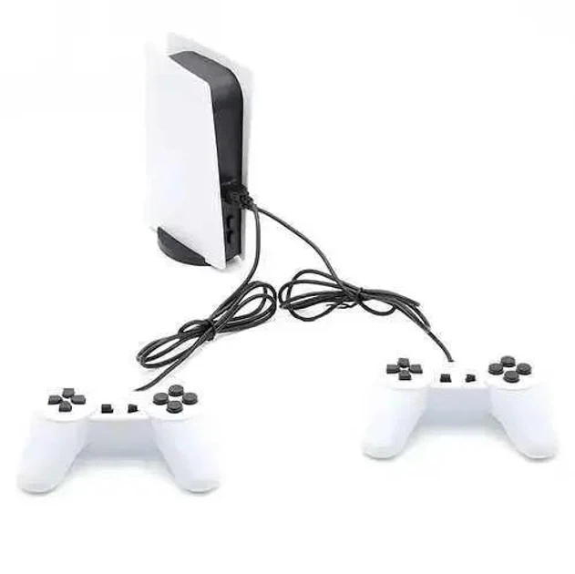 Игровая консоль Dendy Game Station GS5 ретро приставка для телевизора 200 игр с двумя джойстиками - Фото 1 Игровая консоль Dendy Game Station GS5 ретро приставка для телевизора 200 игр с двумя джойстиками - изображение 1