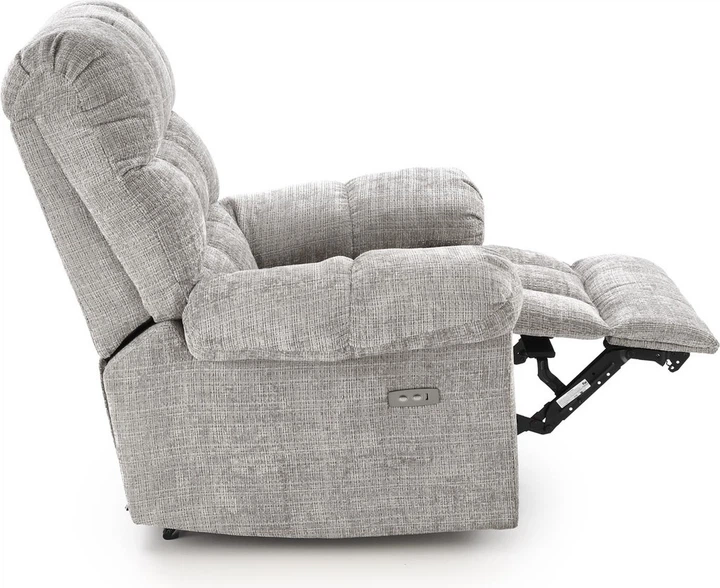 Fotel wypoczynkowy Halmar AMORE Popielaty (5905248135093) - obraz 9