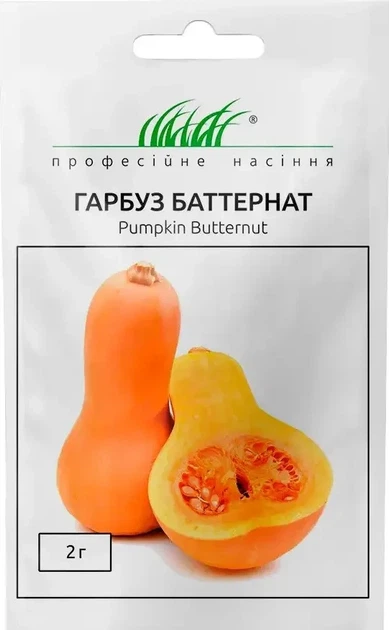 Насіння гарбуза Баттернат Професійне насіння 2 г - Фото 1 Насіння гарбуза Баттернат Професійне насіння 2 г - изображение 1