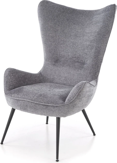 Крісло для відпочинку Halmar JUKON Сіре (5905248135048) - зображення 3