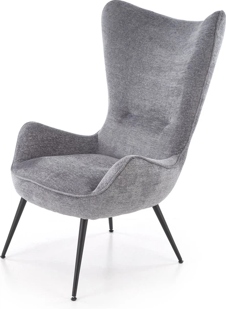 Крісло для відпочинку Halmar JUKON Сіре (5905248135048) - зображення 6