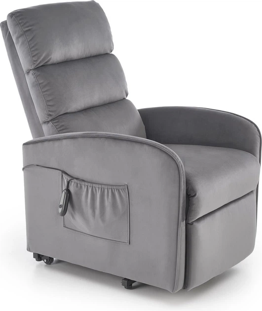 Fotel wypoczynkowy Halmar MARONI Popielaty (5905248135192) - obraz 4