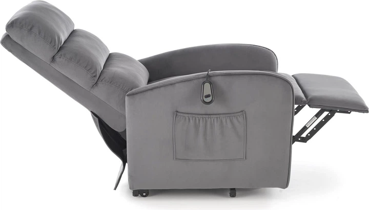 Fotel wypoczynkowy Halmar MARONI Popielaty (5905248135192) - obraz 9