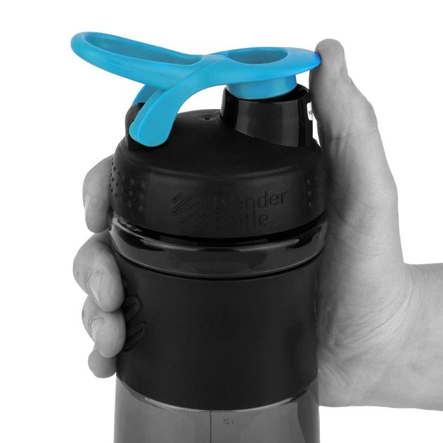 Спортивная бутылка-шейкер BlenderBottle SportMixer 28oz/820ml Black/Teal - изображение 2
