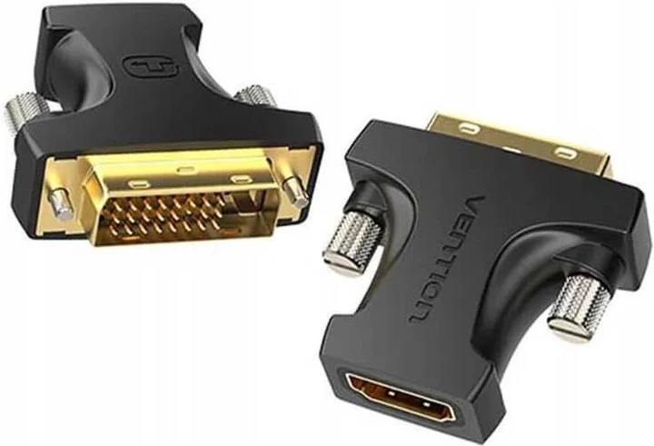 Перехідник Vention HDMI - DVI Black (AILB0) - Фото 4 Перехідник Vention HDMI - DVI Black (AILB0) - зображення 4