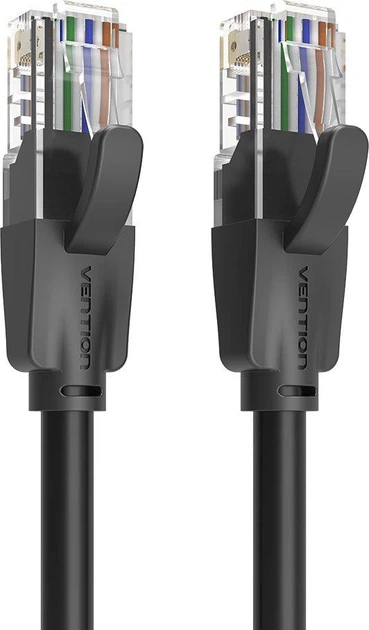 Патч-корд Vention Cat.6 UTP Patch Cable 0.5M Black (IBEBD) - изображение 2