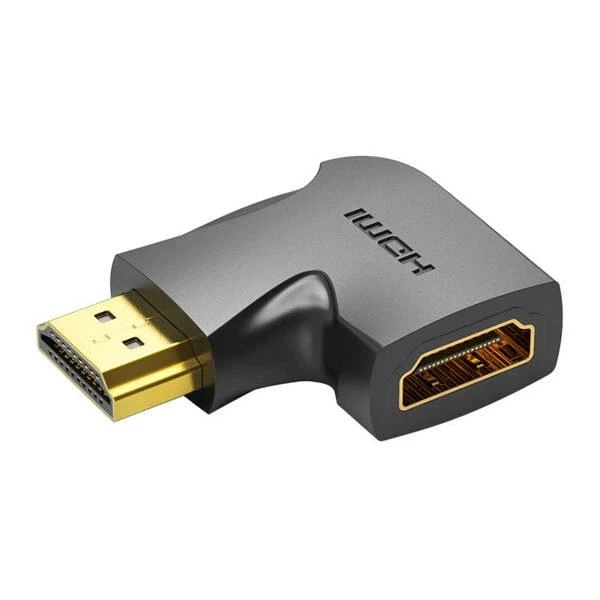 Перехідник Vention HDMI 90 Degree Male to Female Vertical Black (AIPB0-2) 2 штуки - Фото 1 Перехідник Vention HDMI 90 Degree Male to Female Vertical Black (AIPB0-2) 2 штуки - зображення 1