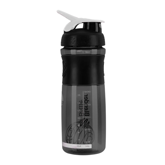 Спортивна пляшка-шейкер BlenderBottle SportMixer 28oz/820ml Black/White - зображення 6