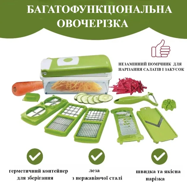 Овощерезка Найсер Дайсер Плюс Nicer Dicer Plus (8828) - изображение 8