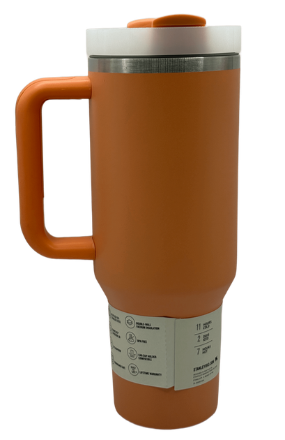 Термос термочашка Stanley Quencher H2.0 Tumbler Orange 1,18 л з нержавіючої сталі KT7001921 - зображення 5